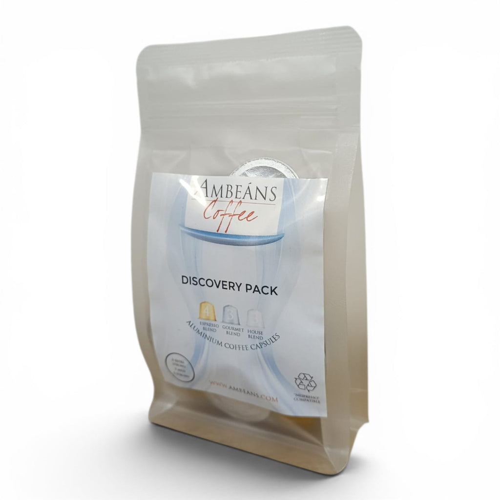 Nespresso Compatible Aluminium Capsules Ambeans Discovery Pack