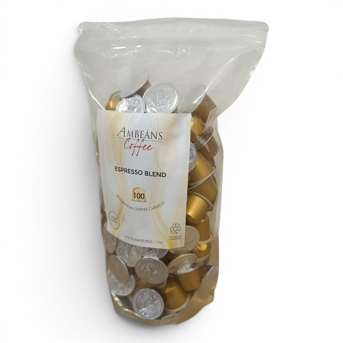 Nespresso Compatible Aluminium Capsules Ambeans Espresso Blend
