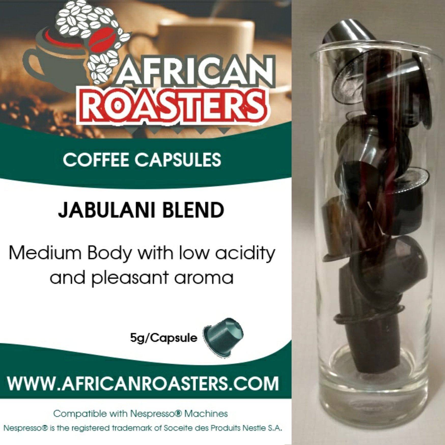 Coffee Capsules African Roasters Jabulani Blend (100)